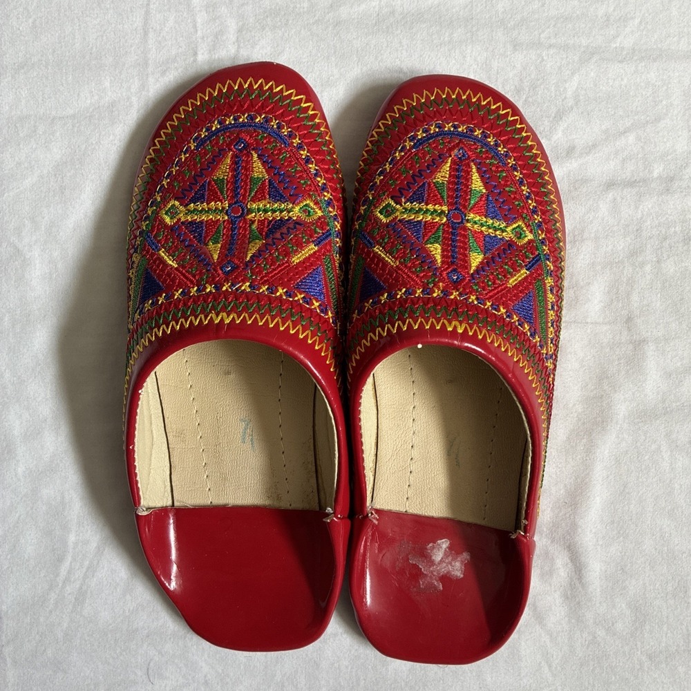 traditional babouche slippers moroccan Size 5.5